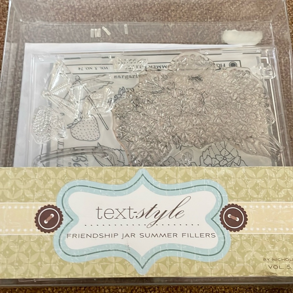 Papertrey ink friendship jar summer fillers stamp set
